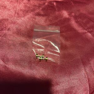 New gold earrings